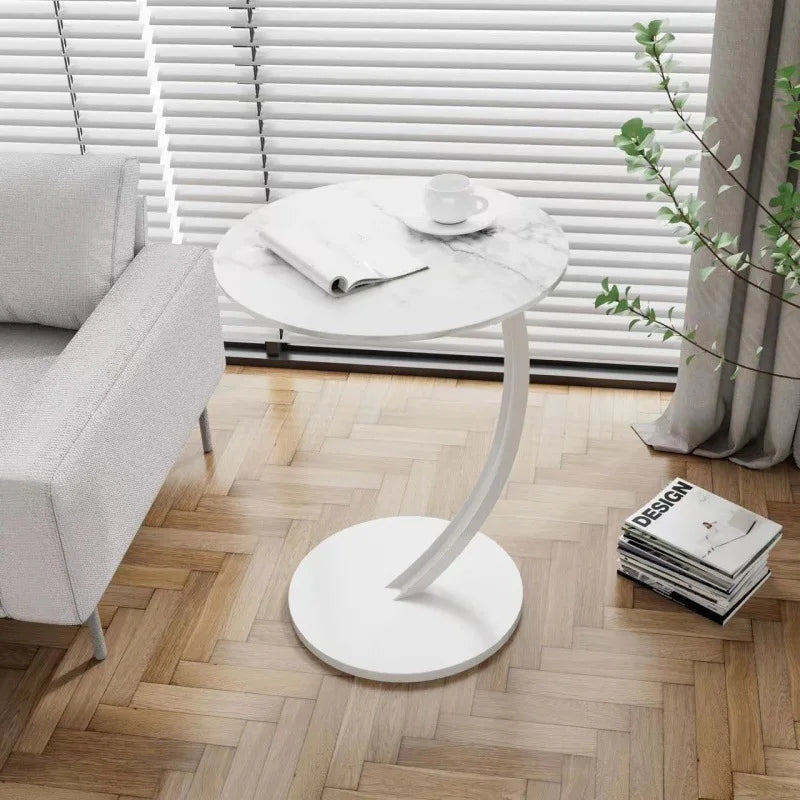 Sturdy Circular End Table for Home Decor