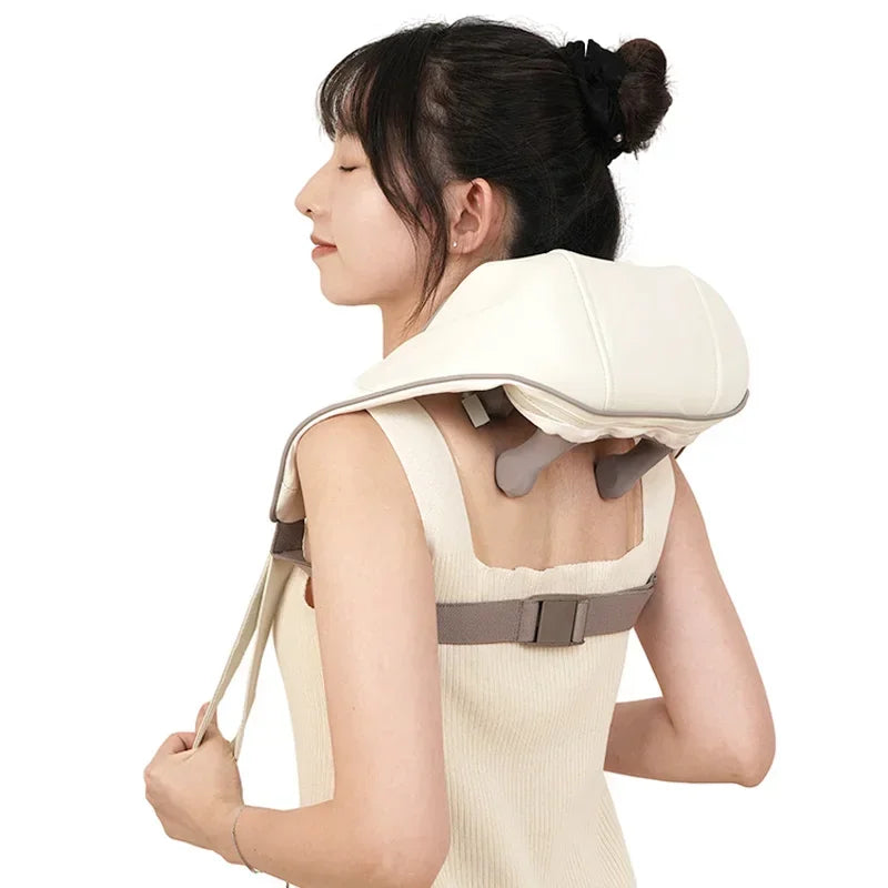 Portable Heated Massage Shawl with Kneading Function - Halri