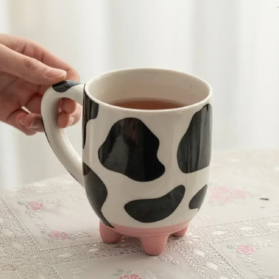 Fun Cow Shaped Ceramic Mug - Halri