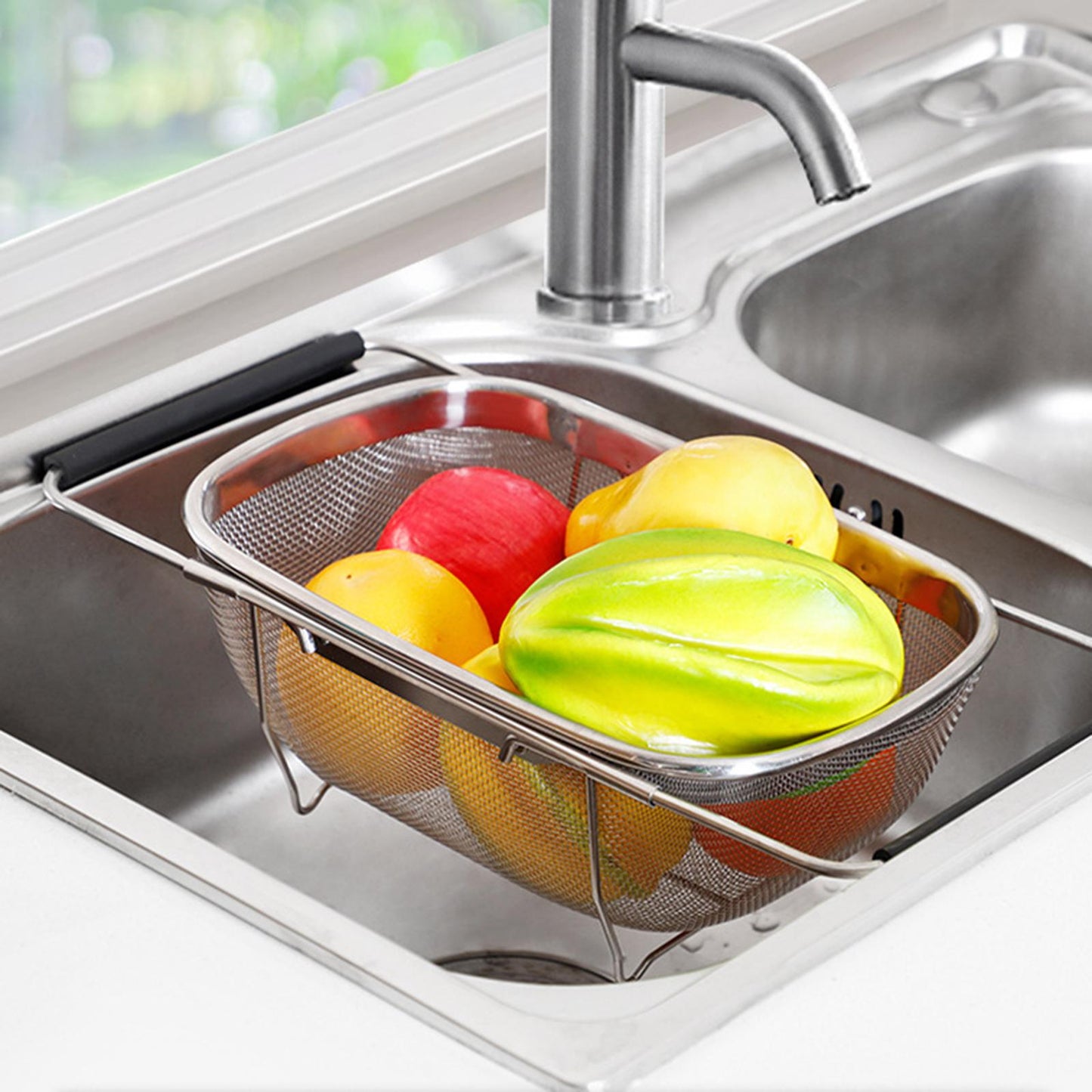 Space Saving Adjustable Sink Dish Rack - Halri