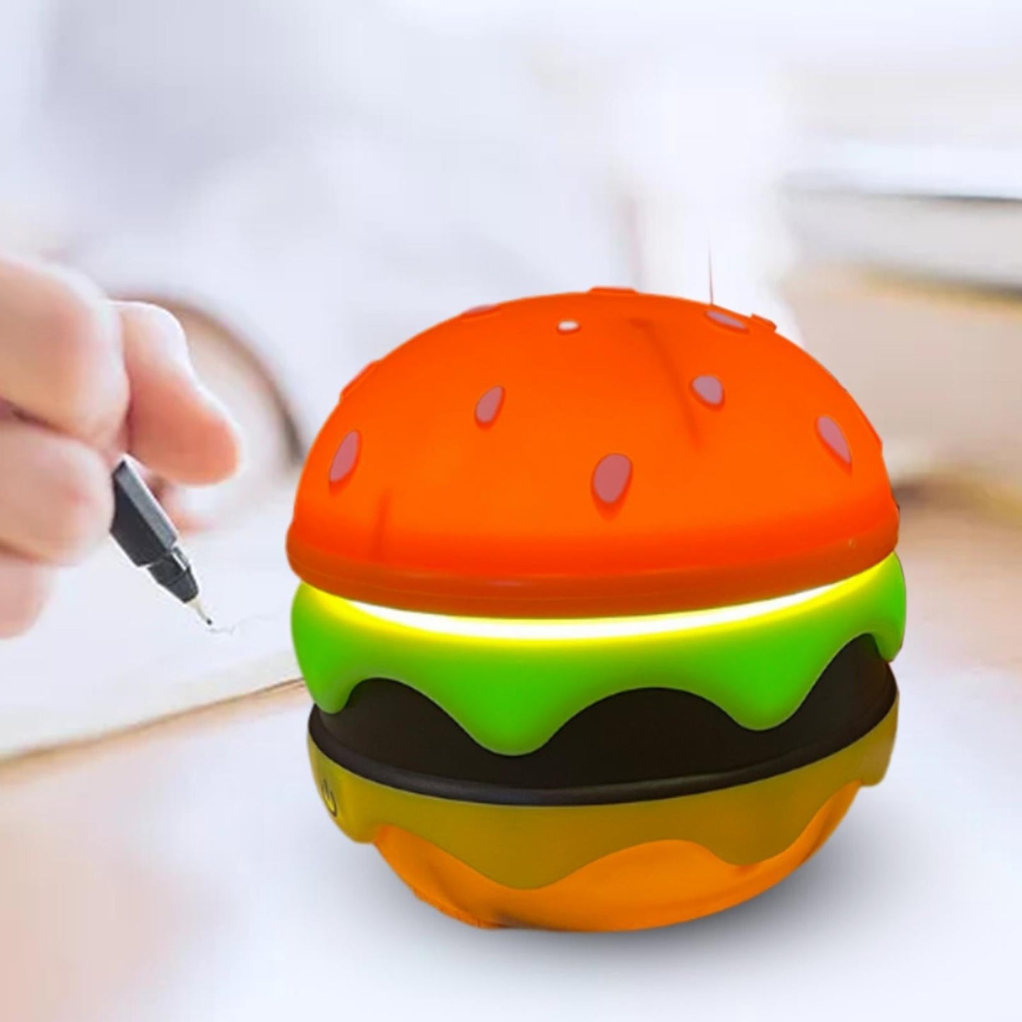 Portable Compact LED Burger Desk Lamp - Halri