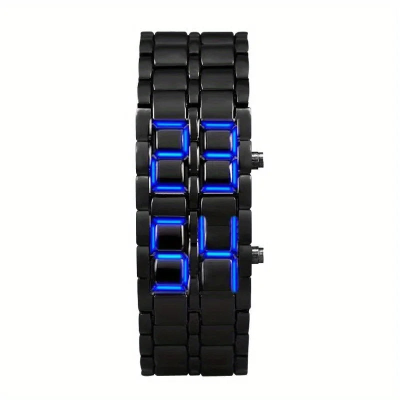 Colorful LED Flowing Digital Sport Watch