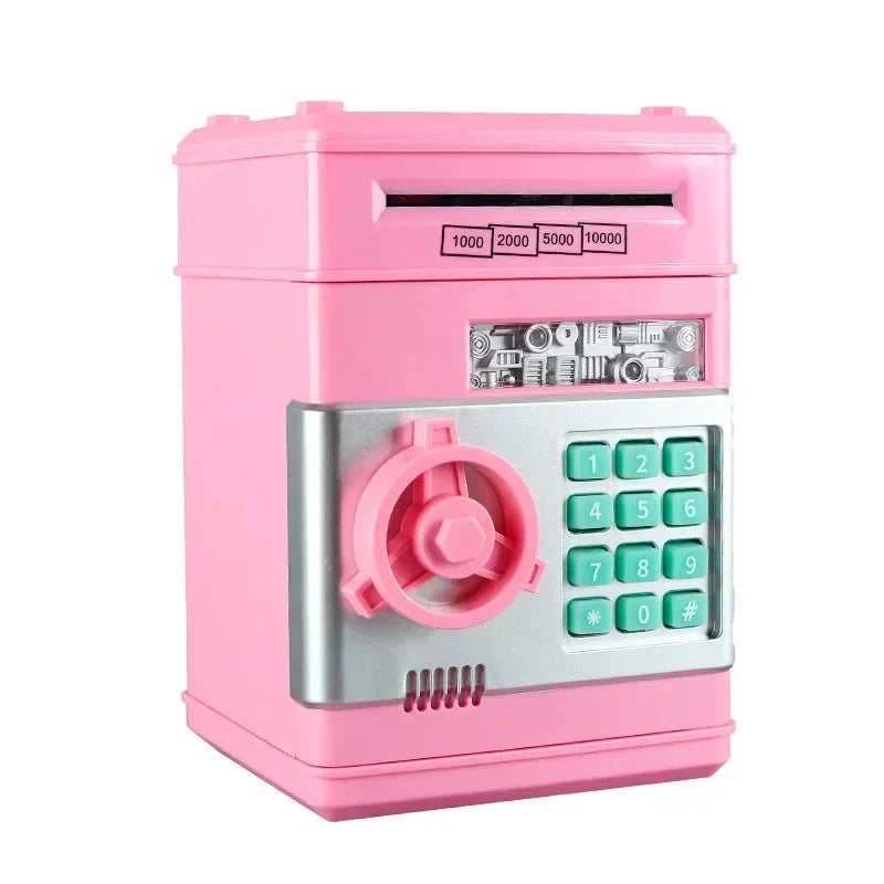 Digital Money Box with Lock and Code for Kids