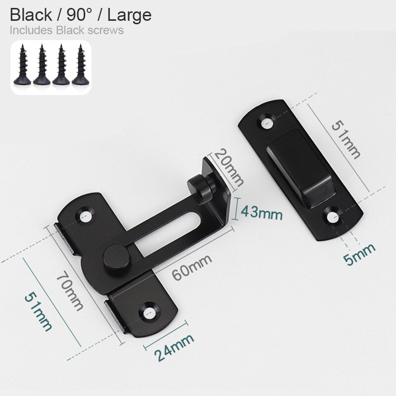 Easy Slide Cabinet Door Lock