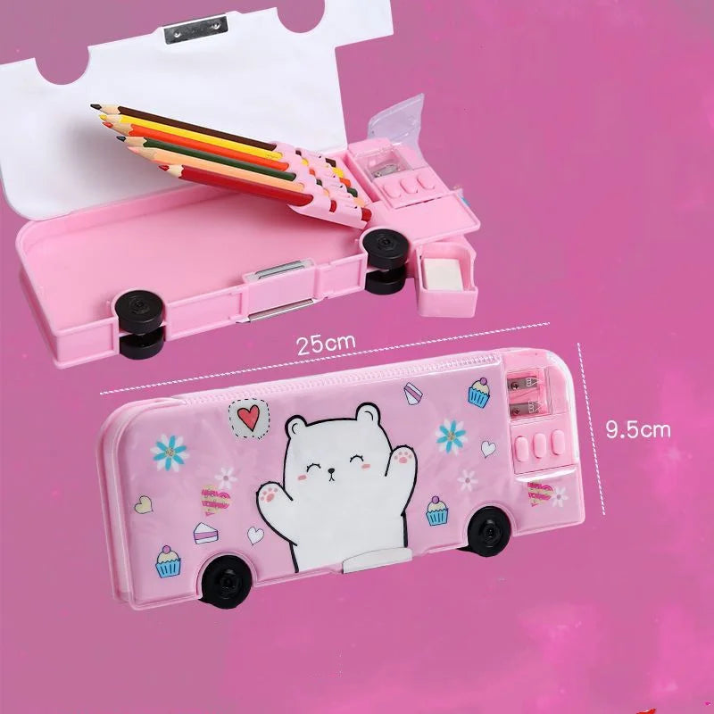 Colorful Fun Kids Pencil Case Box