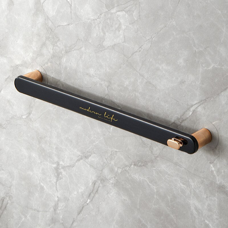 Wall Mounted Compact Bathroom Towel Rack