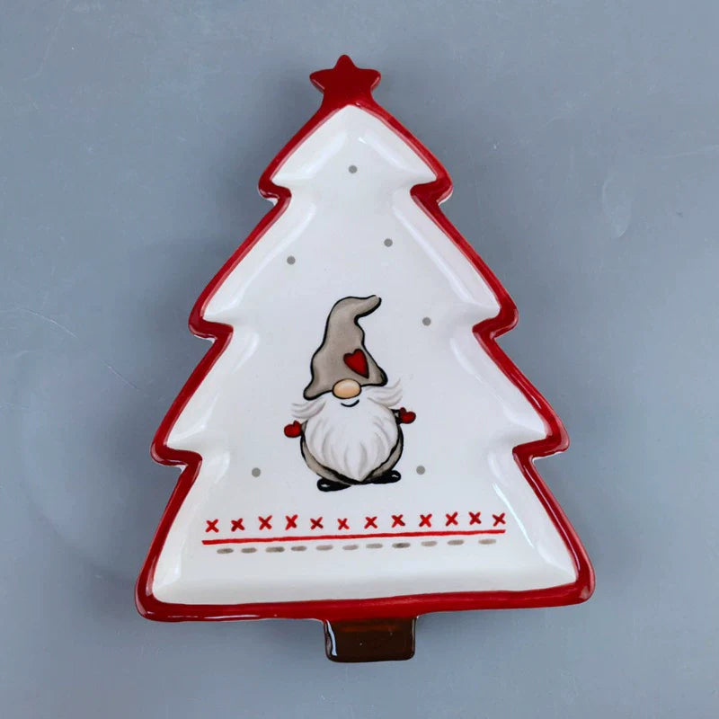 Holiday Cheer Christmas Ceramic Dish Set