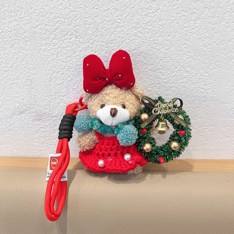 Fun Animal Soft Bear Charm Keychain