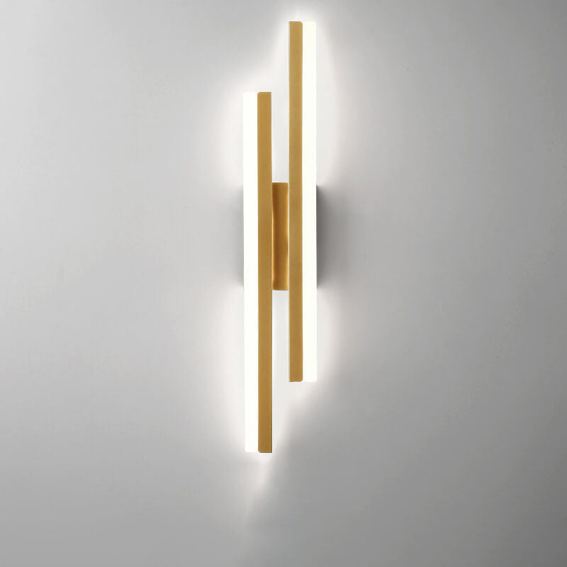 Sleek LED Wall Light | Slim Iron & Acrylic Lamp