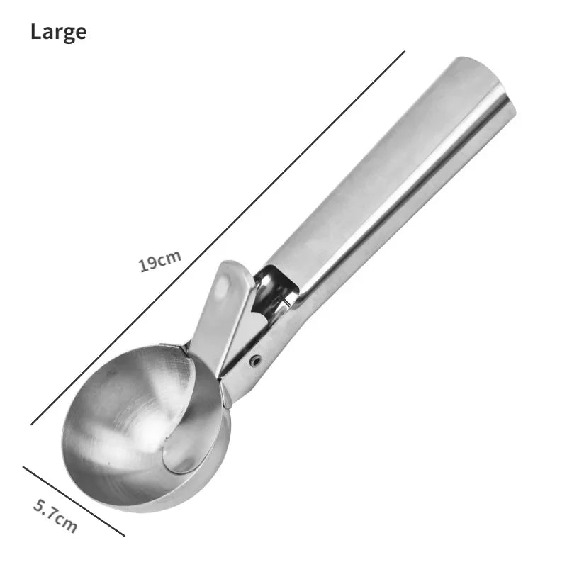 Durable Stainless Steel Ice Cream Scoop