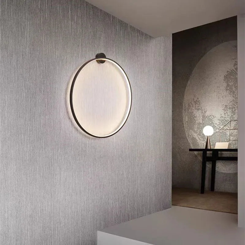 Simple Round LED Wall Light