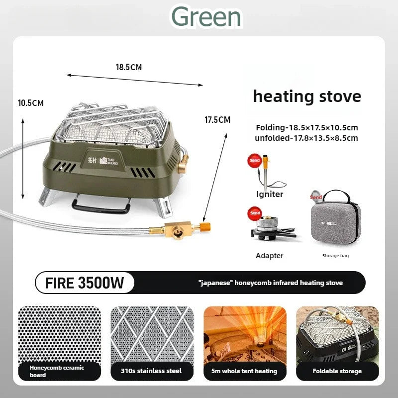 Compact Outdoor Camping Portable Stove Heater