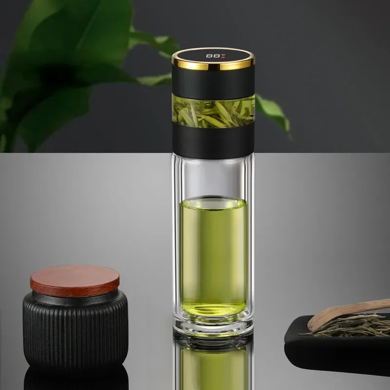 Insulated Water Bottle with LED Temp Display