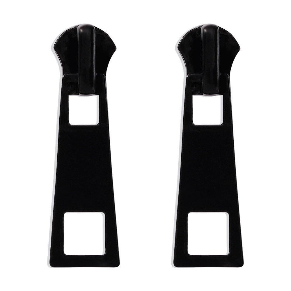Fun Small Zip Earrings