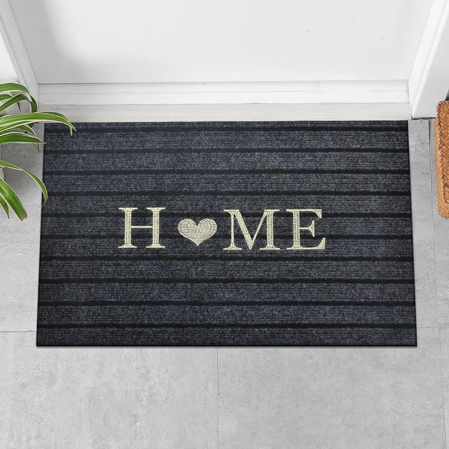 Simple Anti-Slip Letter Door Mat