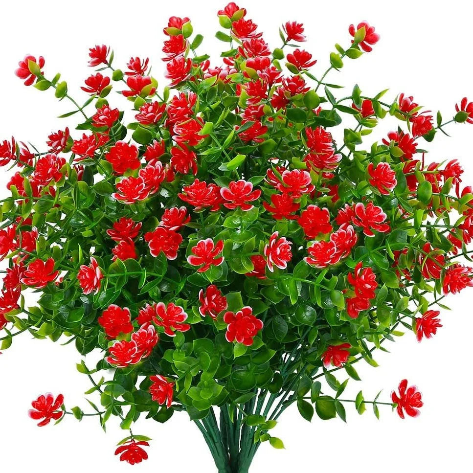 Outdoor Artificial Floral Hanging Basket