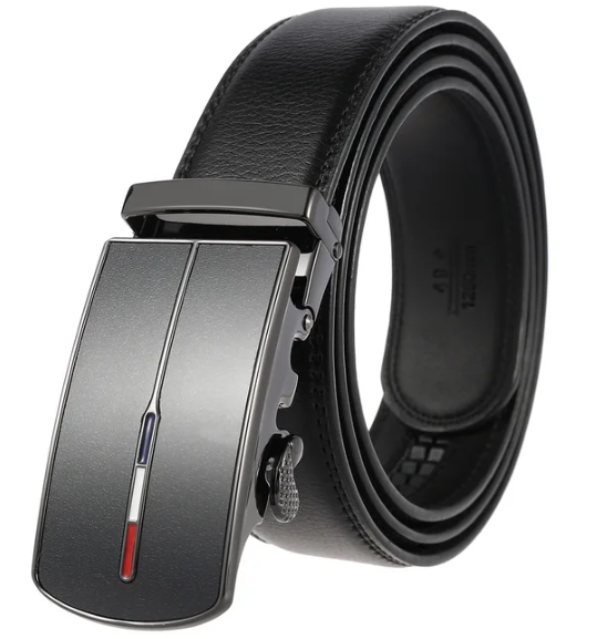 Halri | Premium Leather Men's Belt Auto Buckle