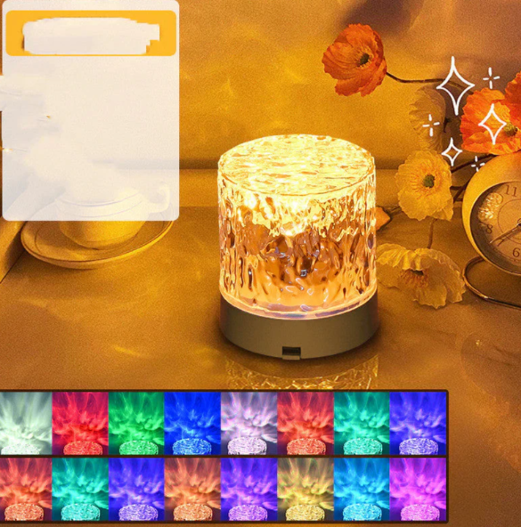 Compact LED Color Changing Lamp with Remote