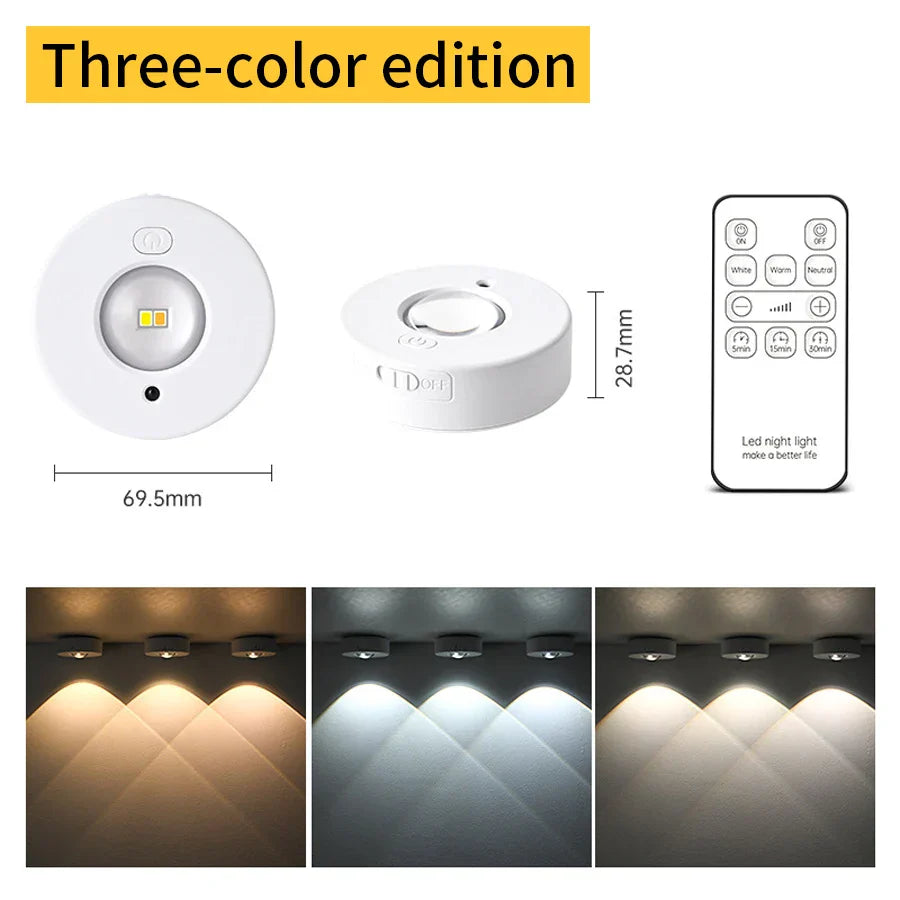 Portable LED Spot Light with Remote and Rechargeable Battery