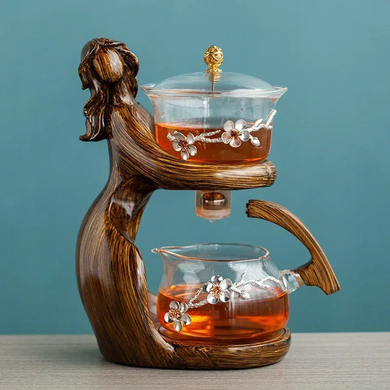 Elegant Natural Wood Tea Infuser