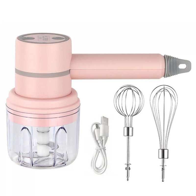Portable 2-in-1 Electric Milk Frother Mixer