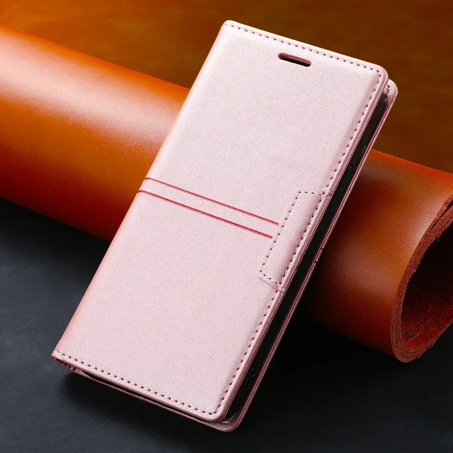 Slim Phone Wallet Case for Google Pixel - Magnetic Card Slot Cover
