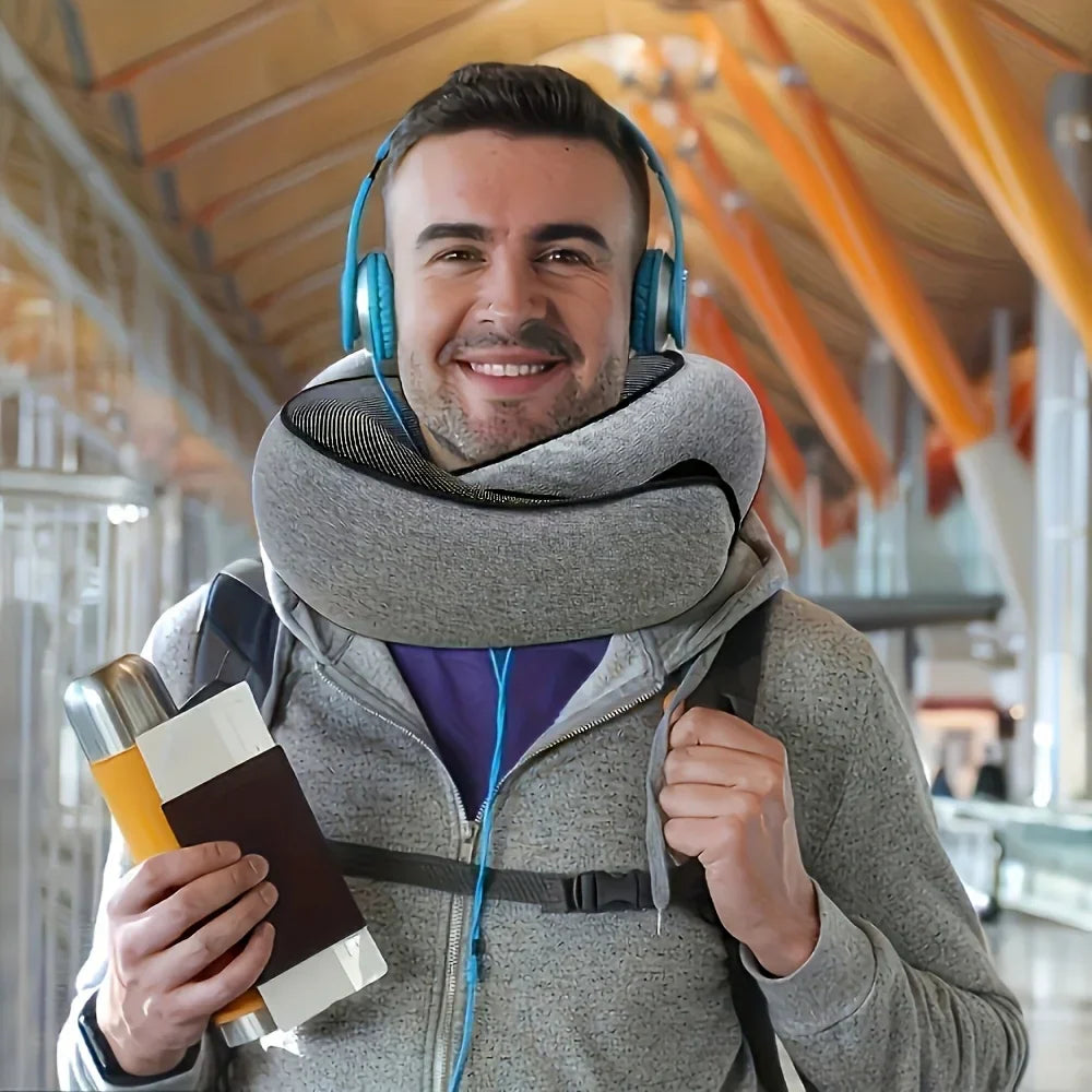 Comfortable Travel U-Shaped Neck Pillow - Halri