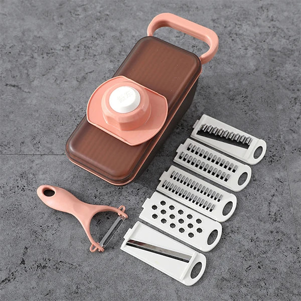 Easy Veggie Chopper 5-in-1 Kitchen Cutter Set