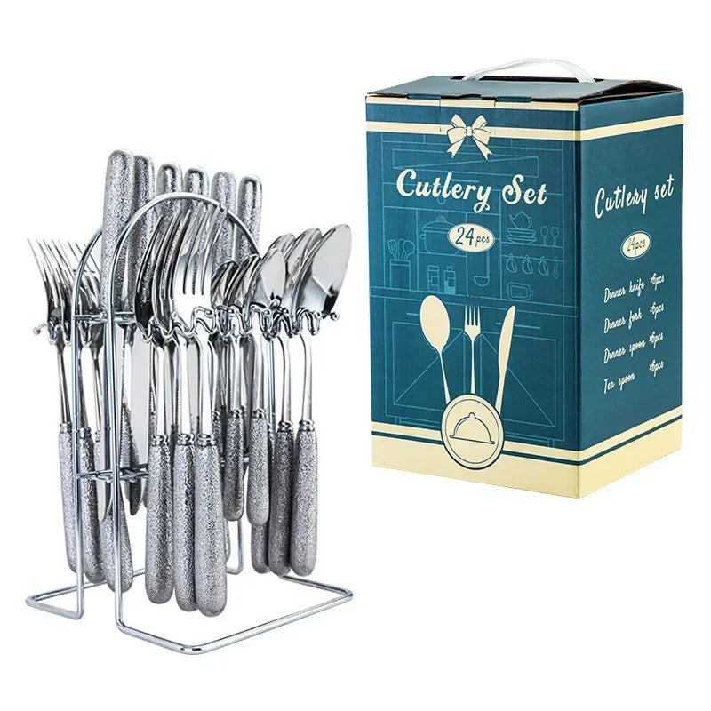 Premium Stainless Steel Flatware Set for Home Dining