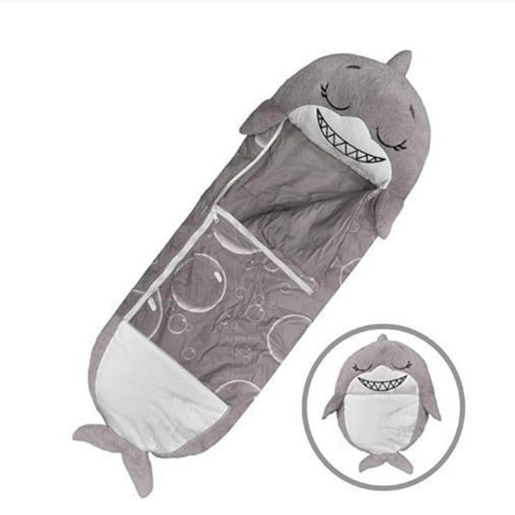 Cozy Kids Sleep Bag with Pillow for Outdoor Fun