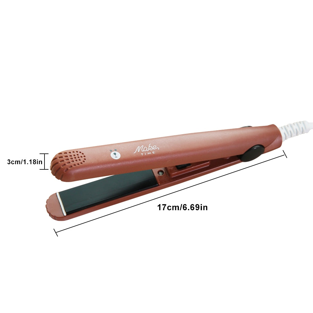 Compact 2 in 1 Hair Straightener Curler