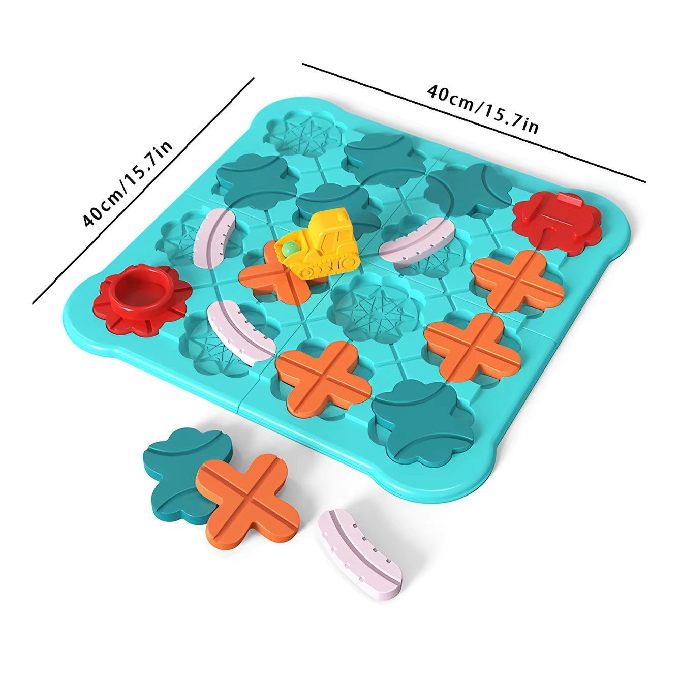 The Kids Logical Thinking Street Puzzle, Many Difficulty Levels, Cute Design, Safe for Ages 3+
