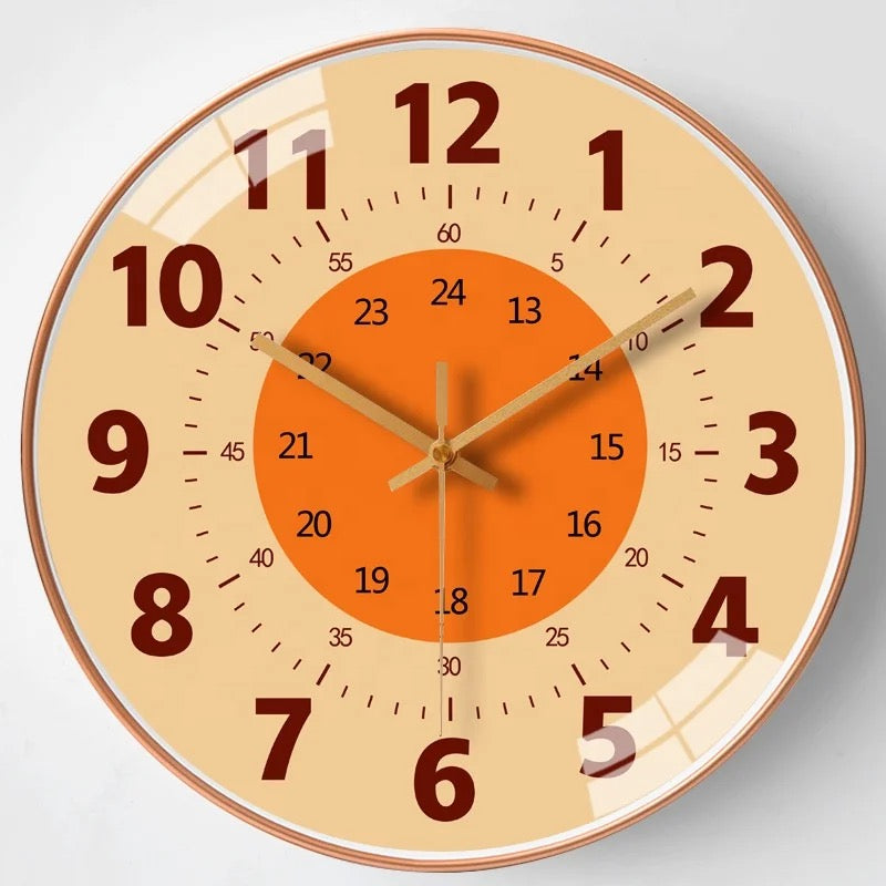 Fun Kids Wall Clock 20cm Easy Morning Helper