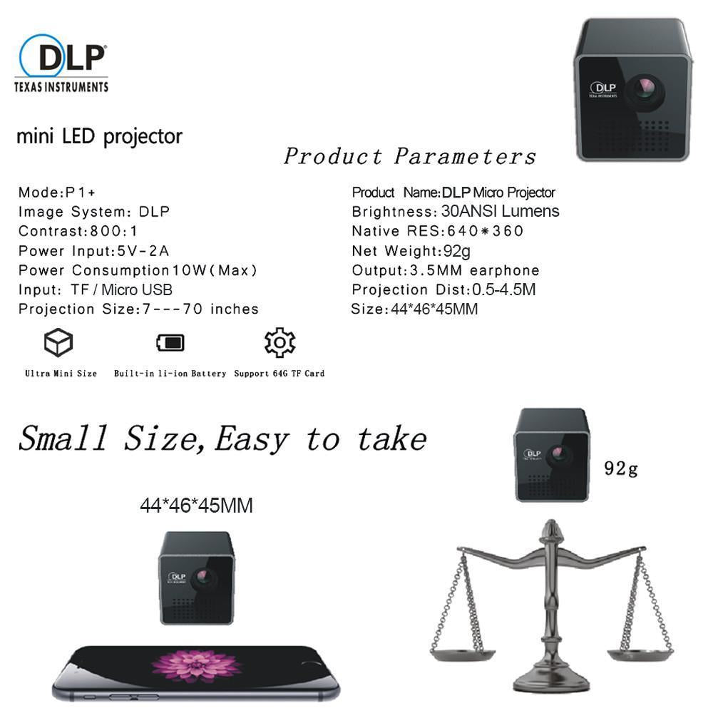 Compact Portable 1080P HD Projector