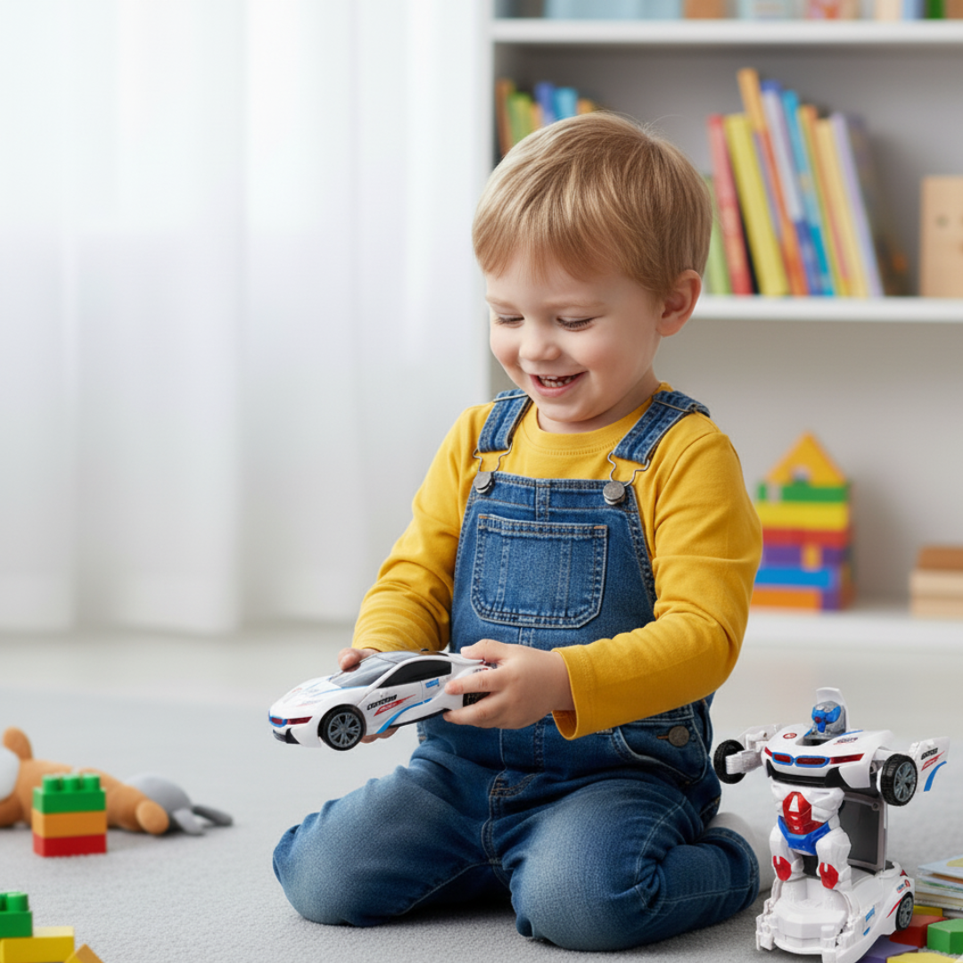 Cool Convertible Police Car Toy - Halri