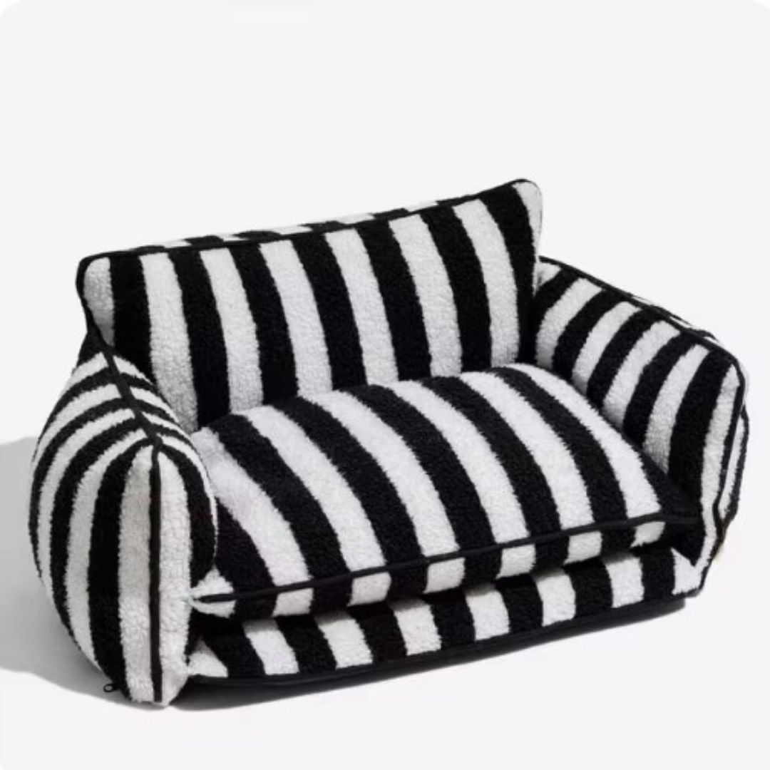 Cozy Pet Couch - Washable Plush Dog Bed