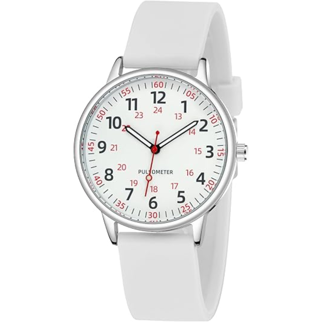Fashionable Ladies Clip-On Waterproof Silicone Watch