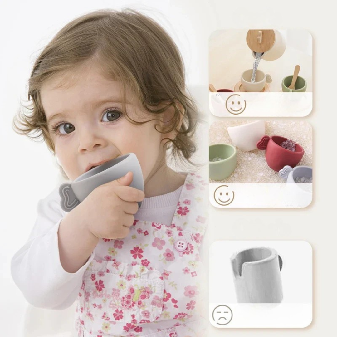 Natural Wood Silicone Tea Infuser Set - Halri
