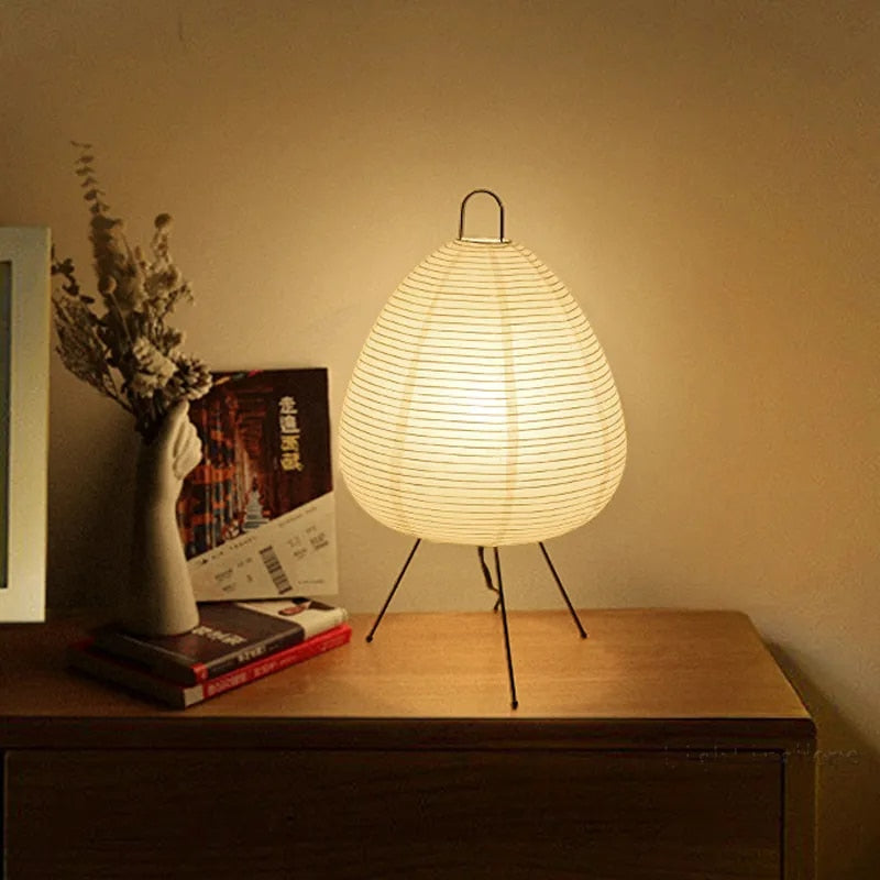 Unique Handcrafted Wooden Table Lamp - Halri