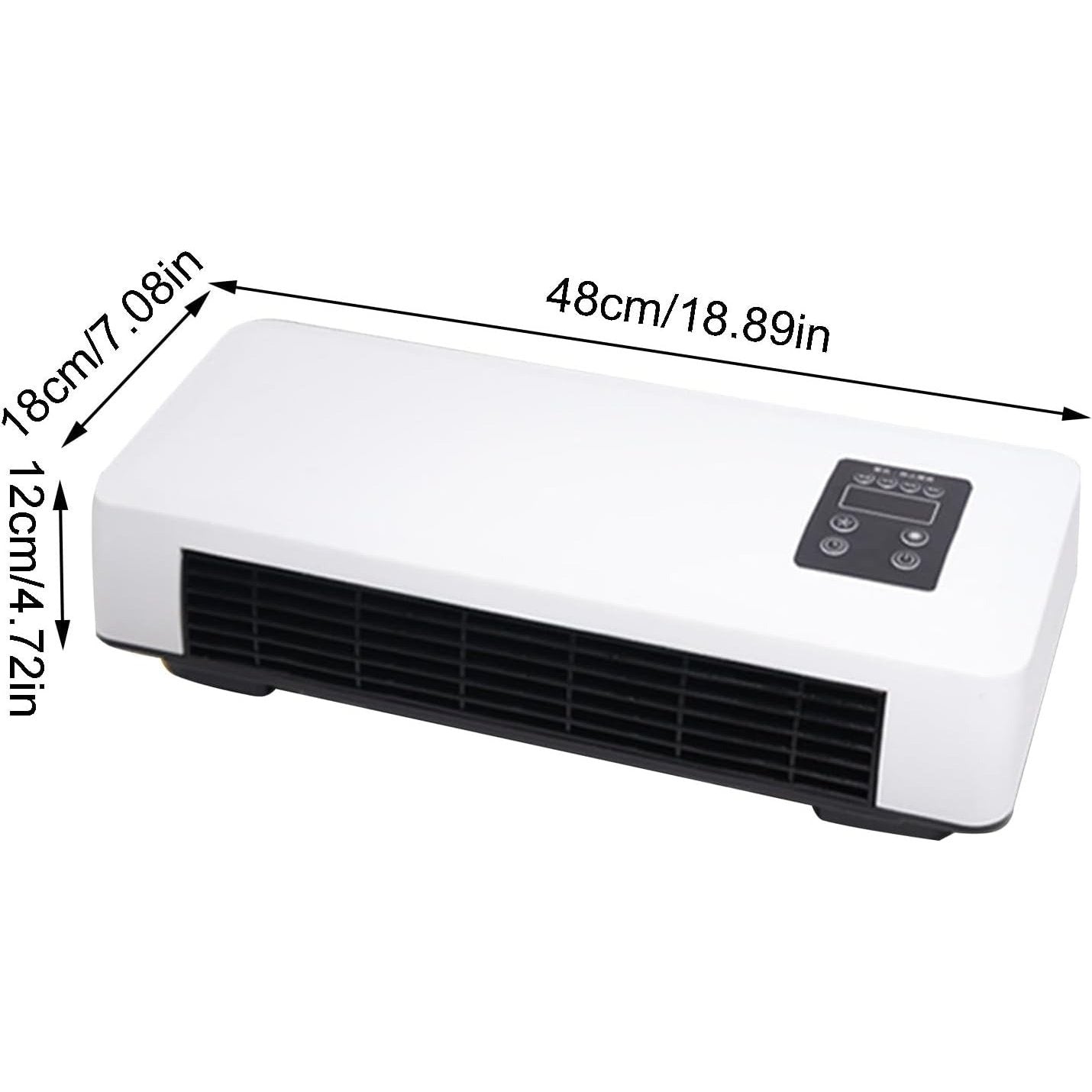 Wall-Mounted Heated Clothes Airer & Room Heater โ 2-in-1 Drying & Cooling with Remote Control