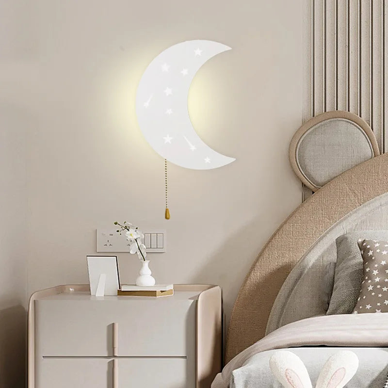 Slim Moon Wall Light - Contemporary Ambient Lamp