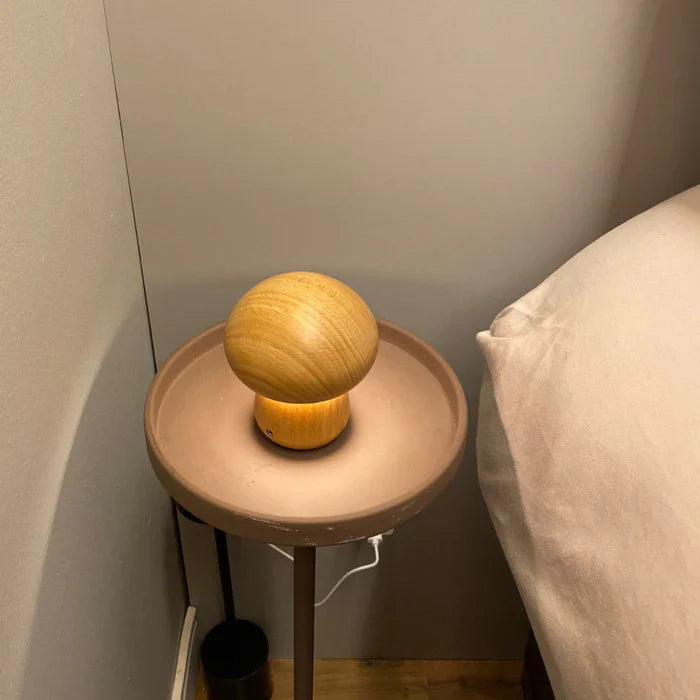 Warm LED Mushroom Night Light with Touch Sensor and Adjustable Brightness โ Unique Home Decor for Cozy Ambiance 8