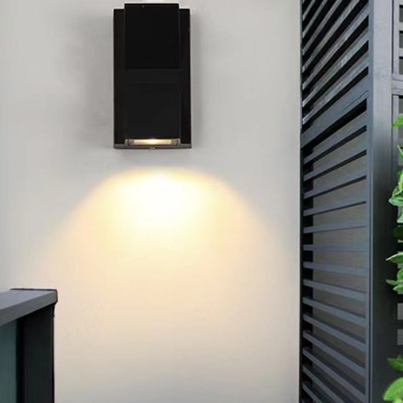 Waterproof Aluminum LED Outdoor Wall Lamp โ Modern Exterior Wall Light for Garden and Patio, IP65 Rated, Energy Efficient 9