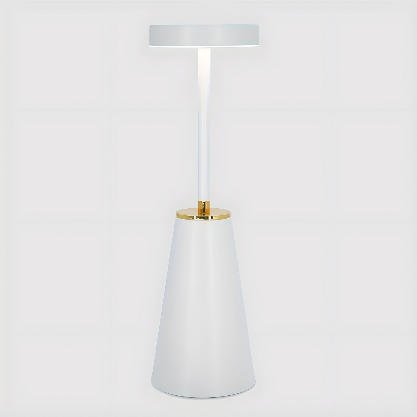 Wireless LED Table Lamp with Touch Dimming โ Cordless Modern Bedside or Desk Light in Black or White 6