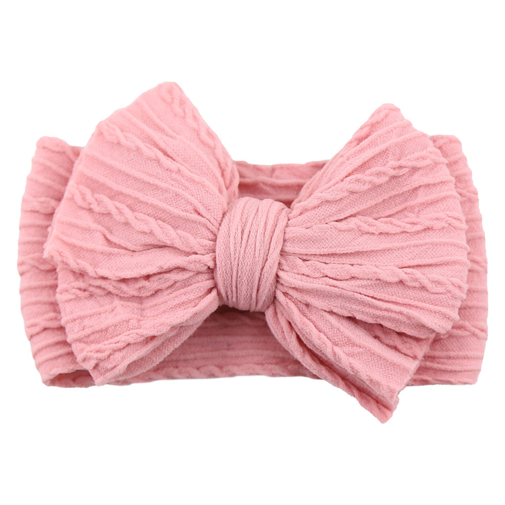 Kids' Soft Nylon Hair Bow Headband