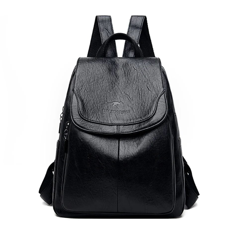 Halri | Fashionable Ladies Leather Rucksack