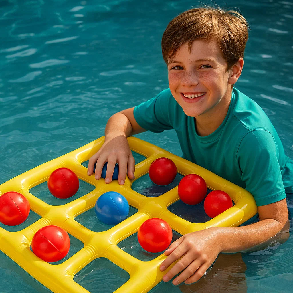 Fun Pool Float Tic Tac Toe Game - Halri