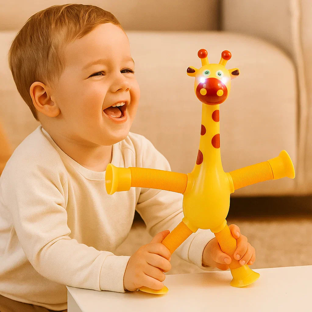 Fun Interactive Suction Giraffe Baby Toy