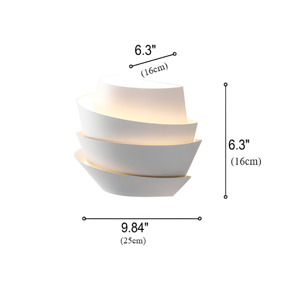 Contemporary Double Head Wall Light Fixture