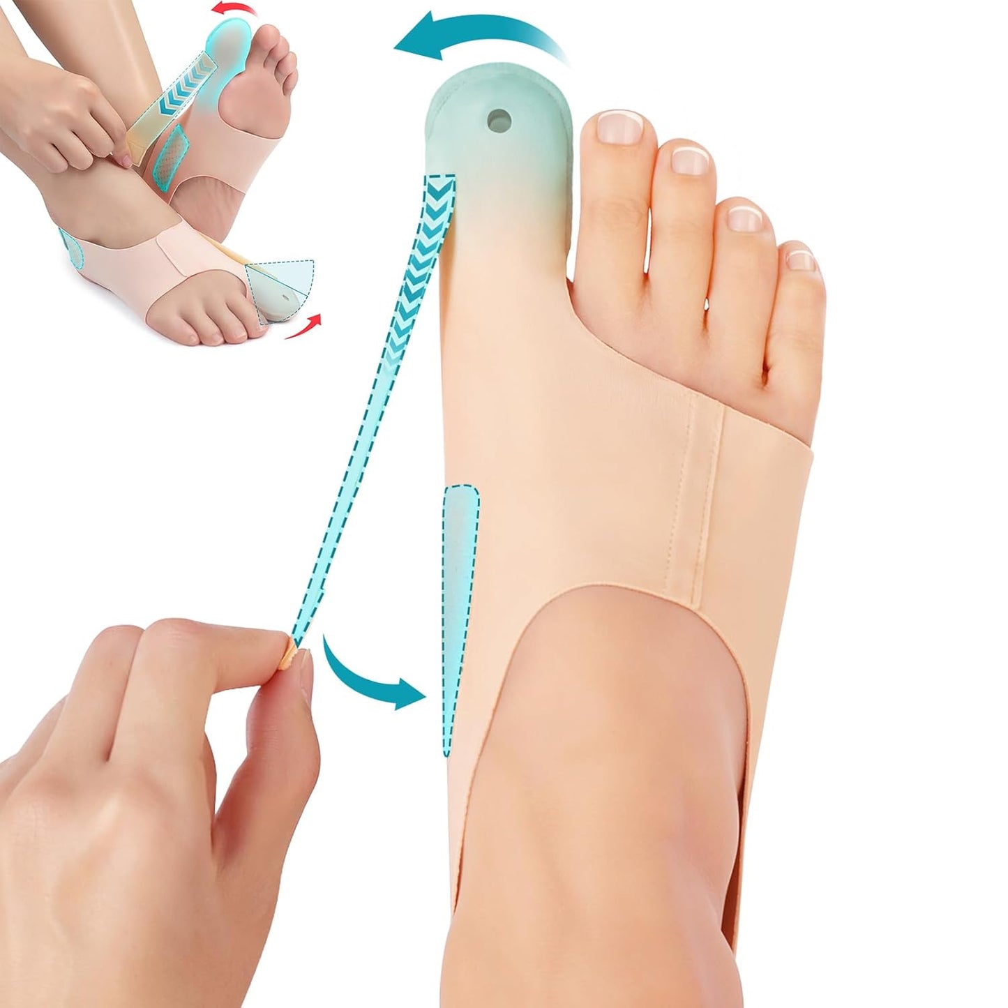OrthoFlex Halri - Supportive Hallux Valgus Insoles